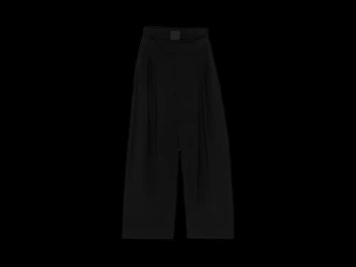 Alexander Wang W/ Boxer Pleated Trousers Black