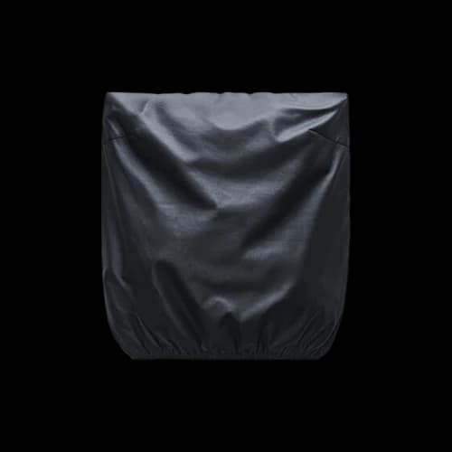 Alexander Wang Strapless Leather Bubble Top 'Black'