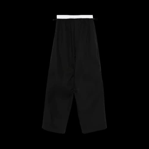 Alexander Wang Articulated Knee Mid-Rise Logo Elastic Pants 'Black'