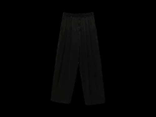 Alexander Wang Turned Down Elastic Waistband Trousers Black