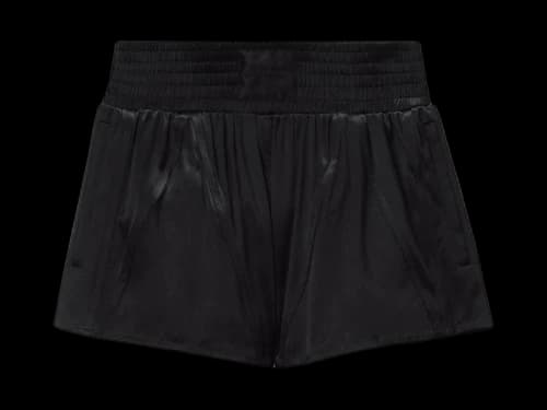 Alexander Wang Wide Elastic Mini Shorts Black