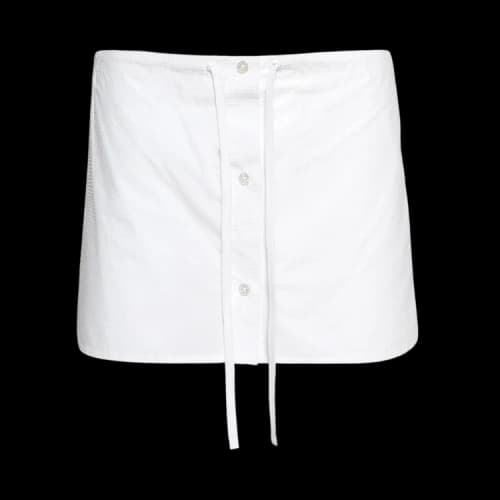 Alexander Wang Hotfix Drawstring Mini Skort 'White'
