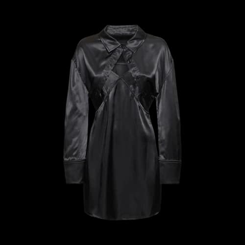 Alexander Wang Prestyled Slip Dress W/ Bolero Combo 'Black'