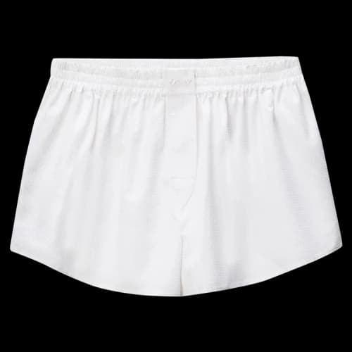 Alexander Wang Boxer Short W/ Allover Hotfix 'White'