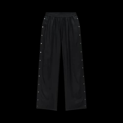Alexander Wang Mid Rise Side Placket Pants 'Black'