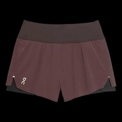 On Running Running Shorts 'Dark Red' (Women's)