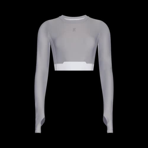 ON Train Long-Sleeve Crop 'Lilac'