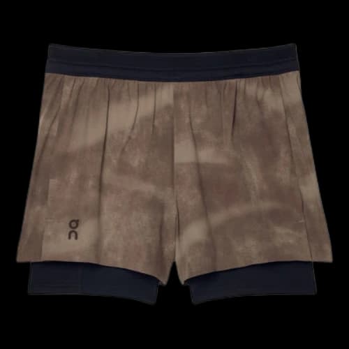 On Running 3 Performance 2/1 Shorts AOP 'Cinder Black'