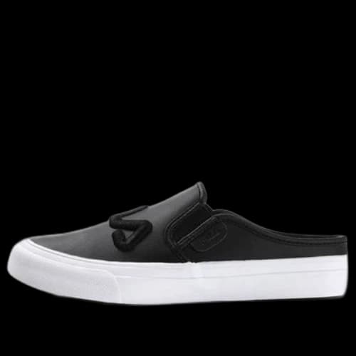FILA Leisure Leather Shoes Black/White