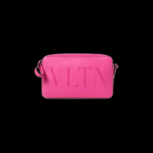 Valentino Leather Crossbody Bag 'Pink'