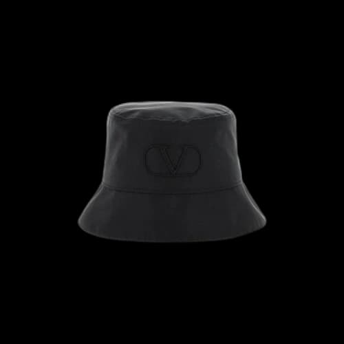 Valentino V Logo Signature Bucket Hat 'Black'
