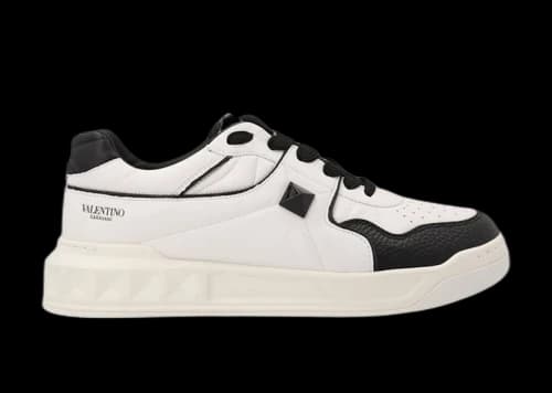 Valentino One Stud XL White Black