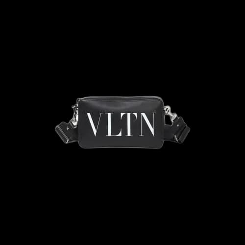 Valentino Logo Crossbody Bag 'Black'