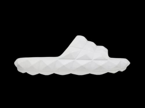 Valentino Roman Stud Turtle Slide Sandal White