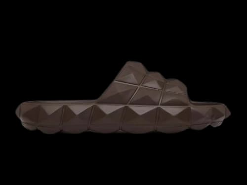 Valentino Roman Stud Turtle Slide Sandal Fondant