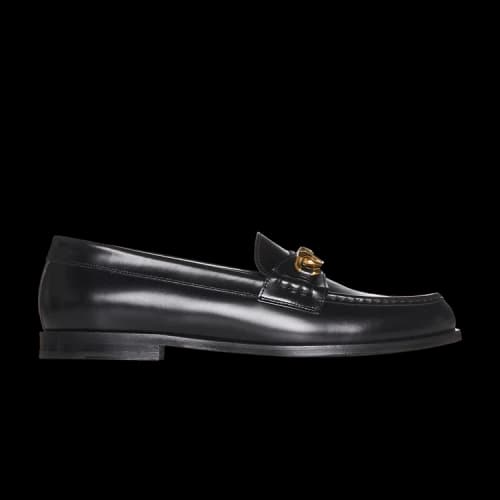 Valentino Chain V Logo Loafer 'Black'