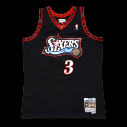Mitchell & Ness NBA Philadelphia 76ers 1997/98 HWC Swingman Jersey 'Allen Iverson Black'