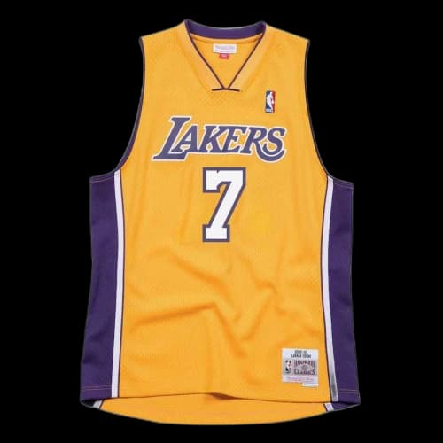 Mitchell & Ness NBA Los Angeles Lakers 2009/10 HWC Swingman Jersey 'Lamar Odom Gold'