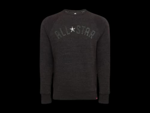 NBA Sportiqe 2024 All-Star Game Harmon Raglan Tri-Blend Pullover Sweatshirt Black