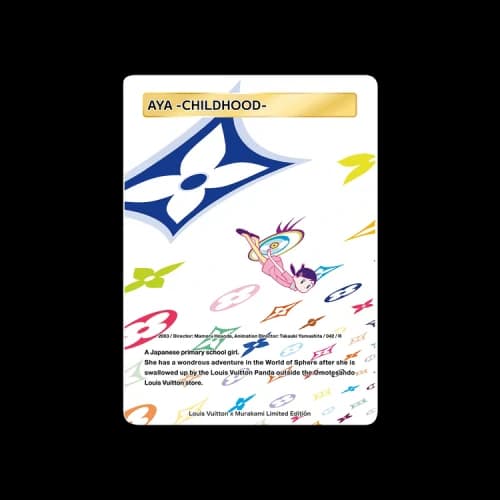 Louis Vuitton x Takashi Murakami Aya -Childhood- Collectible Trading Cards