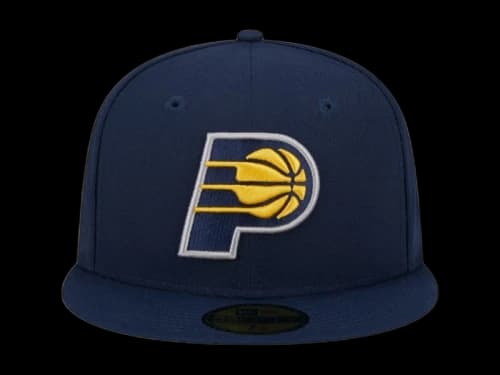 NBA Indiana Pacers New Era Rally Drive Side Patch 59Fifty Fitted Hat Navy