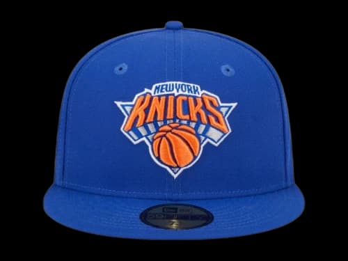 NBA New York Knicks New Era Rally Drive Side Patch 59Fifty Fitted Hat Blue