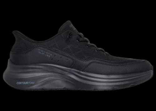 Skechers Slip-ins Work Slip-Resistant Contour Foam Cozy Fit Black