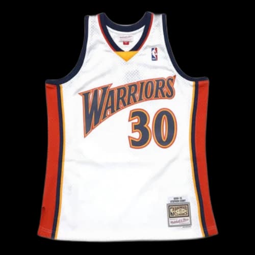 Mitchell & Ness NBA Golden State Warriors 2009/10 HWC Swingman Jersey 'Stephen Curry White'