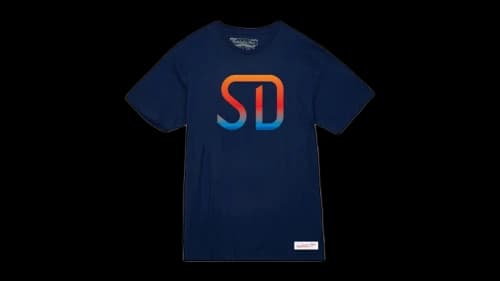 Mitchell & Ness San Diego FC Women's Monogram T-shirt Navy