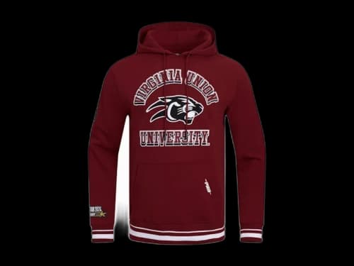 NBA Virginia Union University Pro Standard 2024 All-Star Game X HBCU Classic Chenille Fleece Pullover Hoodie Red
