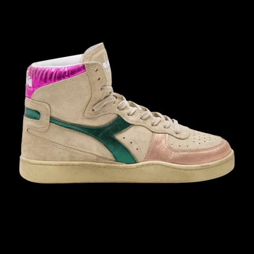 Diadora Mi Basket Metal Pigskin Used 'Beige Oyster' (Women's)