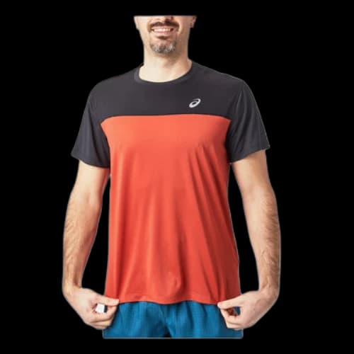 ASICS Race T-shirt 'Orange Black'