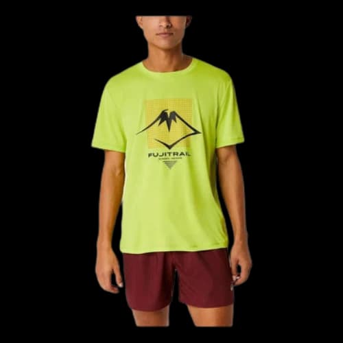 ASICS Fujitrail Logo T-shirt 'Neon Lime'
