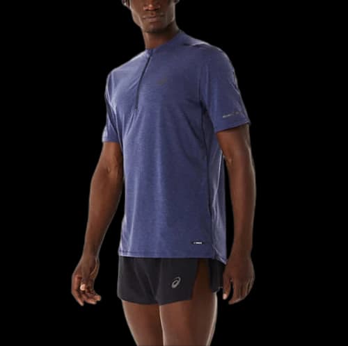 ASICS Metarun 1/2 Zip T-shirt 'Indigo Blue'