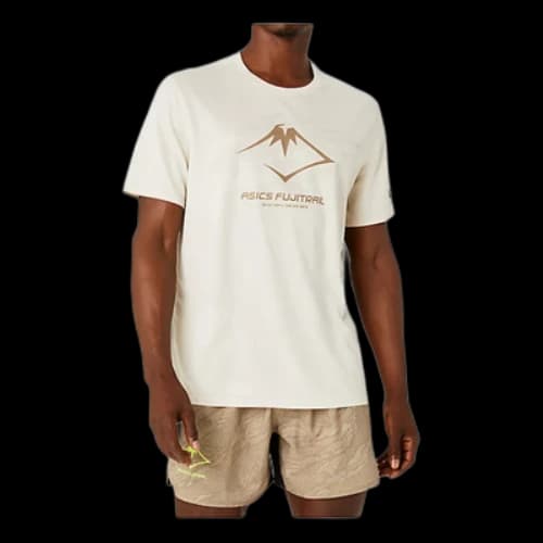 ASICS Fujitrail Running T-Shirt 'Oatmeal'
