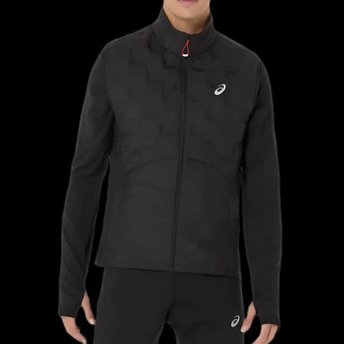 ASICS ROAD Vests Men's Black Stand Collar Moderate Other