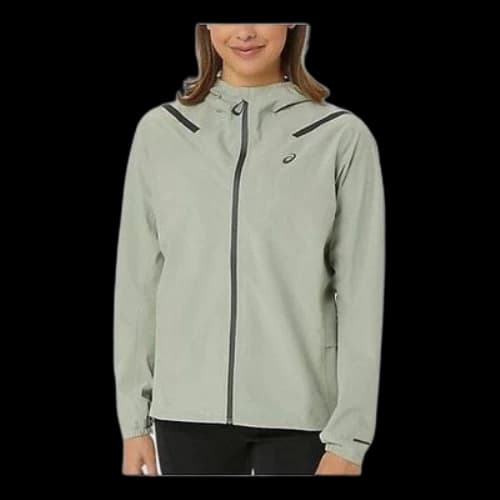ASICS Accelerate Waterproof 2.0 Jacket 'Olive Grey' (Women's)