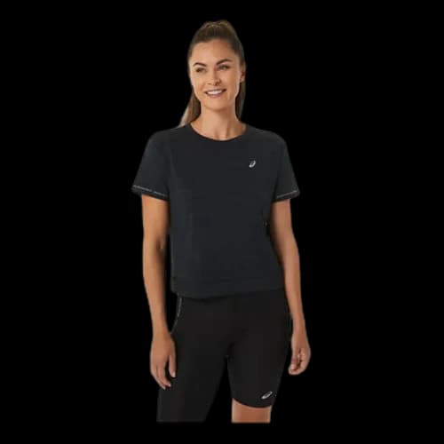 ASICS Race Crop Top 'Performance Black Charcoal Grey' (Women's)