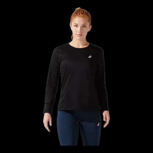ASICS Silver Long Sleeve Top 'Performance Black' (Women's)