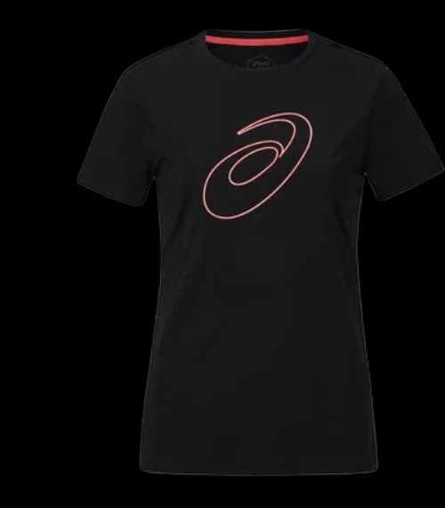 ASICS Logo T-Shirt 'Black' (Women's)