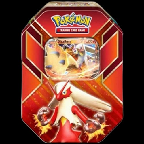 2015 Pokemon TCG Hoenn Power Tin Blaziken Ex