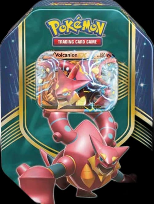 2016 Pokemon TCG Battle Heart Tin Volcanion EX