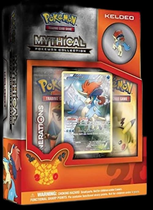 2016 Pokemon TCG Mythical Pokemon Collection Keldeo