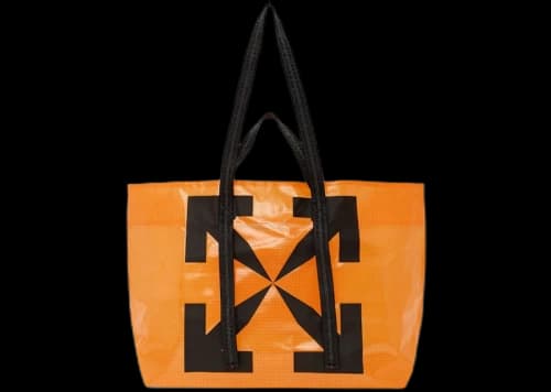 OFF-WHITE Arrows Tyvek Tote Orange/Black