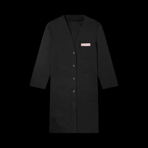 Raf Simons Classic 2 Label Lab Coat 'Black'