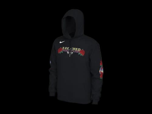 NBA Jordan 2025 All-Star Game Club Pullover Hoodie Black