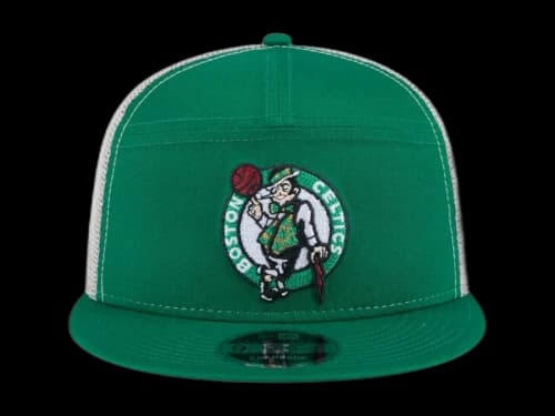 NBA Boston Celtics New Era Victory Grove Split Panel 9Fifty Snapback Hat Kelly Green