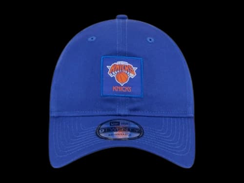 NBA New York Knicks New Era Victory Grove Patch 9Twenty Adjustable Hat Blue