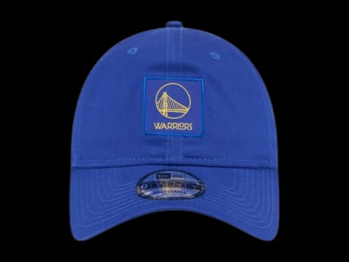 NBA Golden State Warriors New Era Victory Grove Patch 9Twenty Adjustable Hat Blue