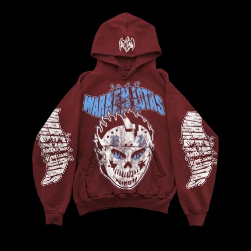 Warren Lotas Fiery Glare Hoodie 'Red'